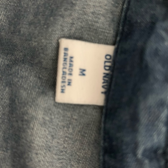 Old Navy Chambray Shirt Dress (M) - Picture 6 of 9
